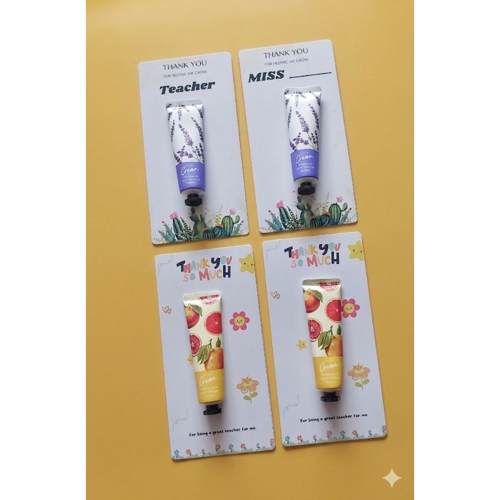 Alas suvenir hand cream/ suvenir handcream/ suvenir nilahan/ suvenir wisuda