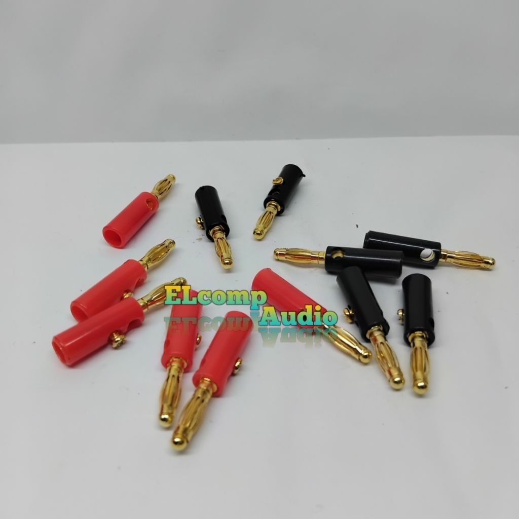 Jack Audio Banana Pin Gold / Jack Jek Banana Pin Gold