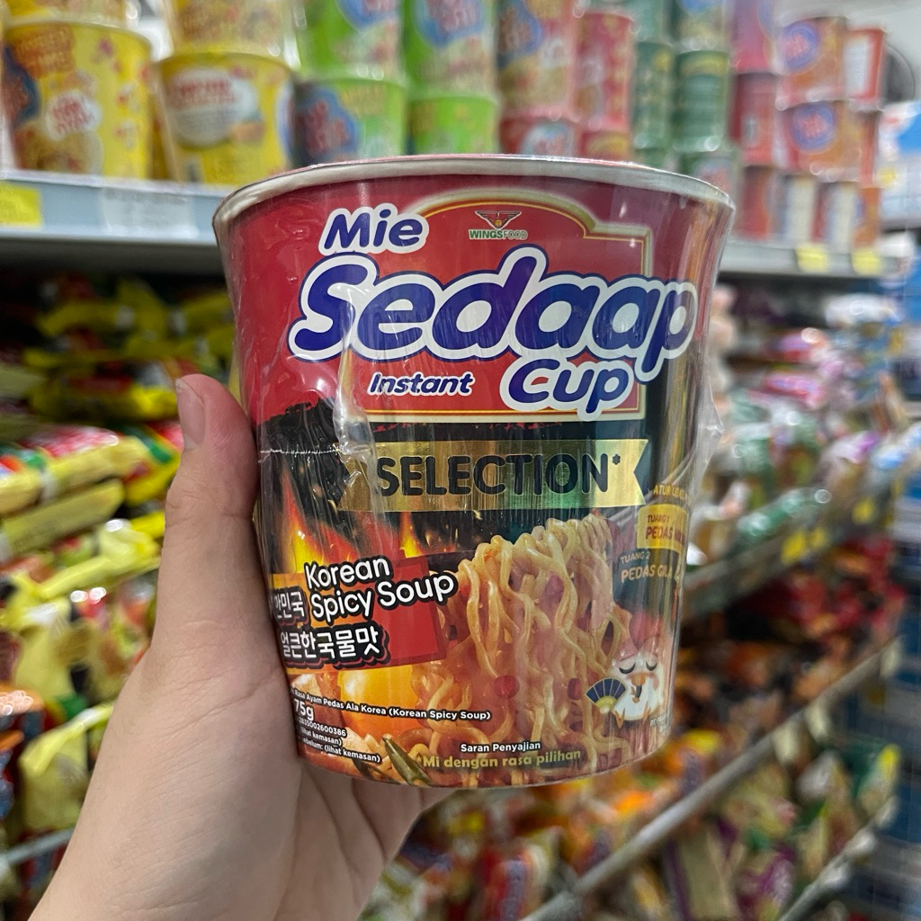 MIE SEDAAP CUP INSTANT / mi instan / popmie / pop mie / indomi / indomie / sarimi / supermi / singap