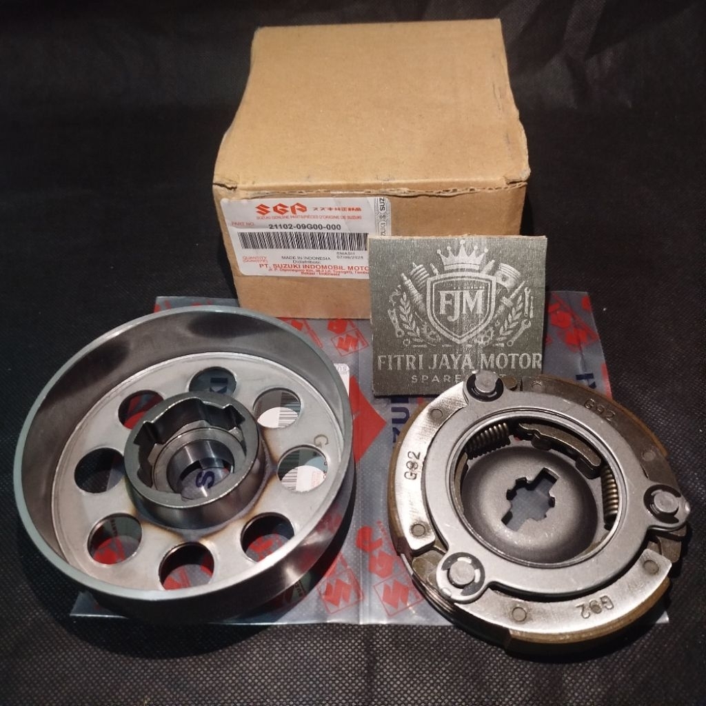 Mangkok Ganda+Kampas Ganda Assy Suzuki Smash lama, Smash 110 Lama