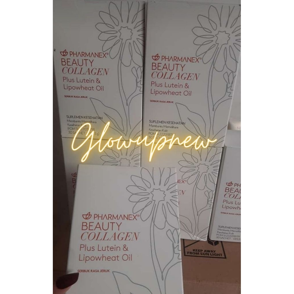 SALE  1 BOX KOLAGEN NUSKIN® COLLAGEN NUSKIN® ED 2027 PHARMANEX BEAUTY COLLAGEN PLUS LUTEIN LIPOWHEAT