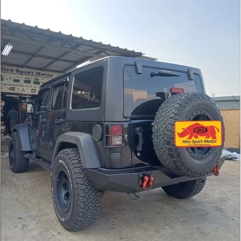 bumper belakang jeep wrangler rubicon JK