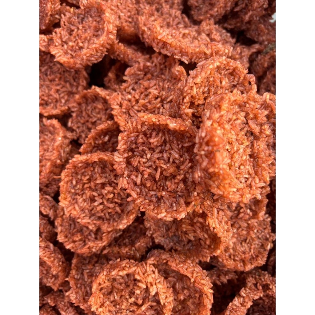 Rengginang  terasi mentah 500 g beras Ketan putih asli100%