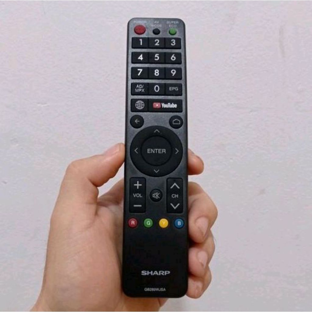 Remot Remote TV Pengganti Tanpa Setting Sharp 2T-C40AE1I 2T-C45AE1I 2T-C50AE1I