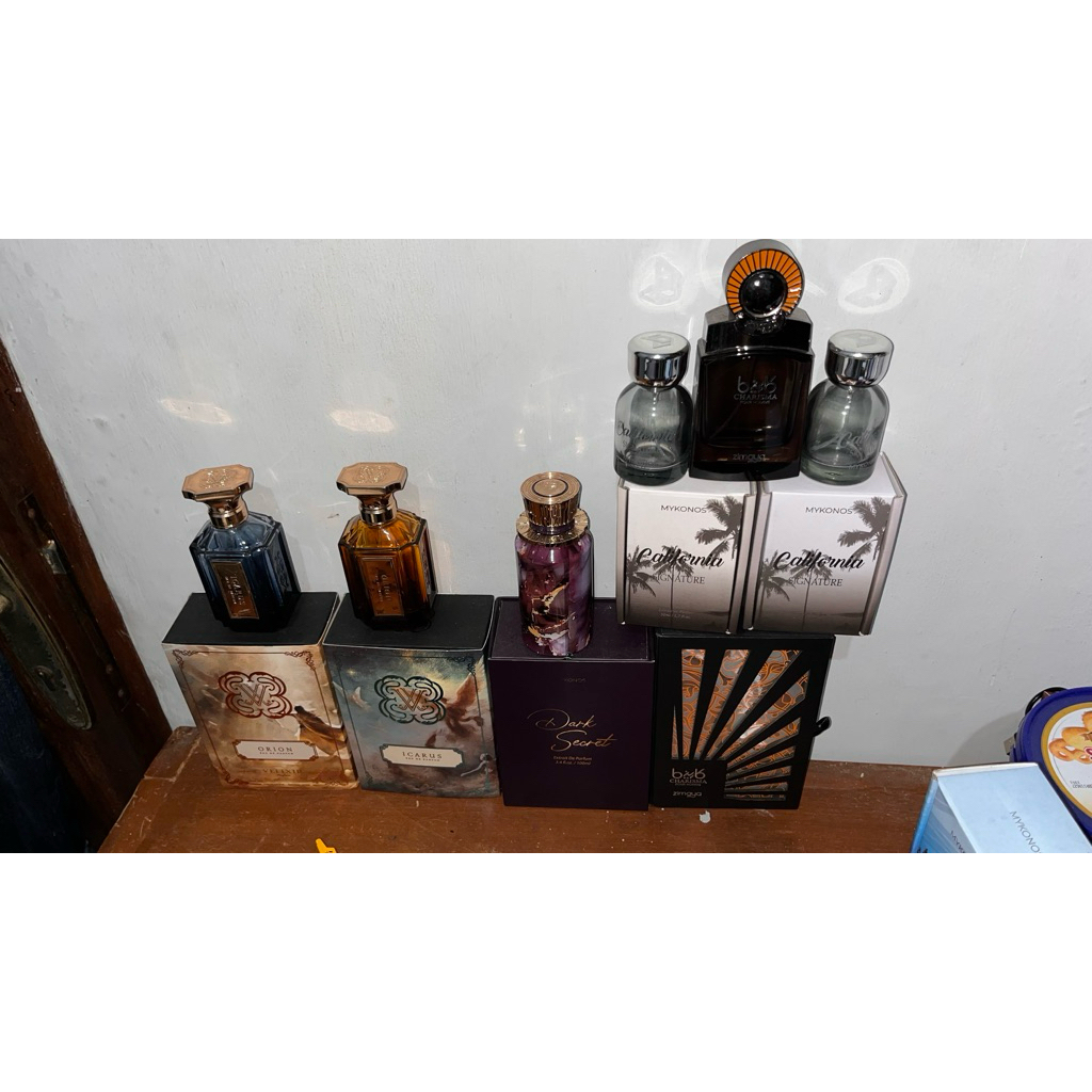 Botol Kosong Parfum Velixir Mykonos Box