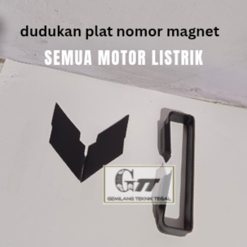 Dudukan plat nomor magnet semua MOLIS / MOTOR LISTRIK