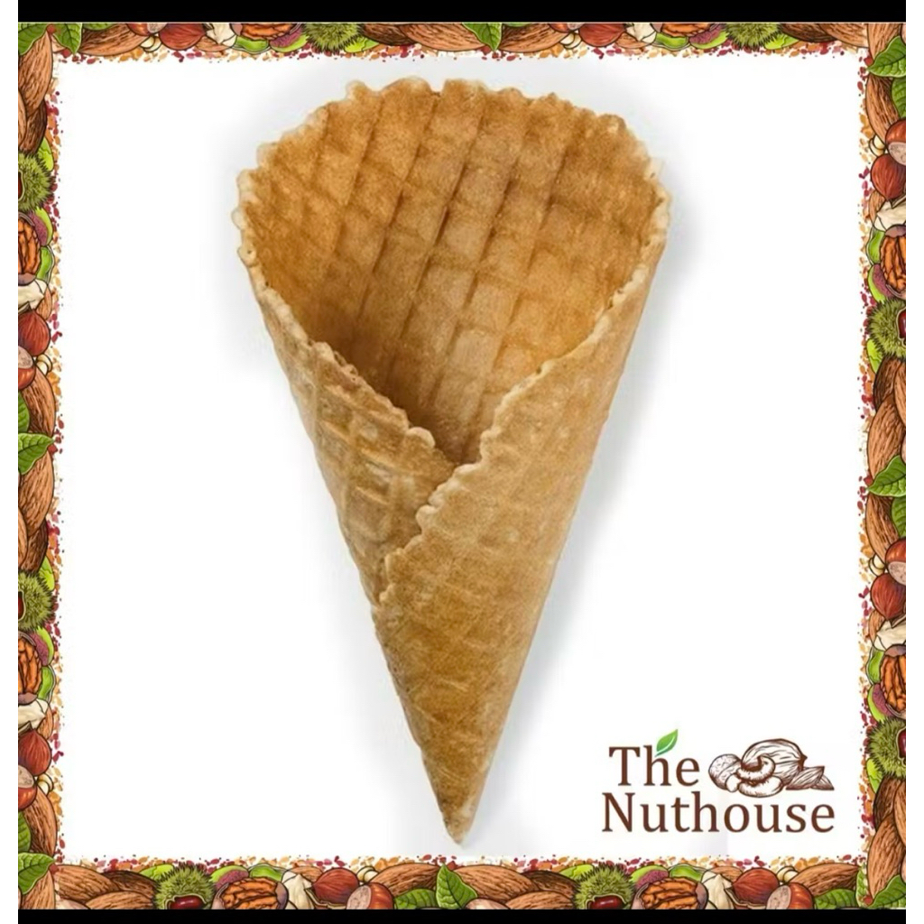 Cone Waffle Ice Cream 1 pack isi 25pc / Cone Ice Cream Waffle Gerun [HALAL]