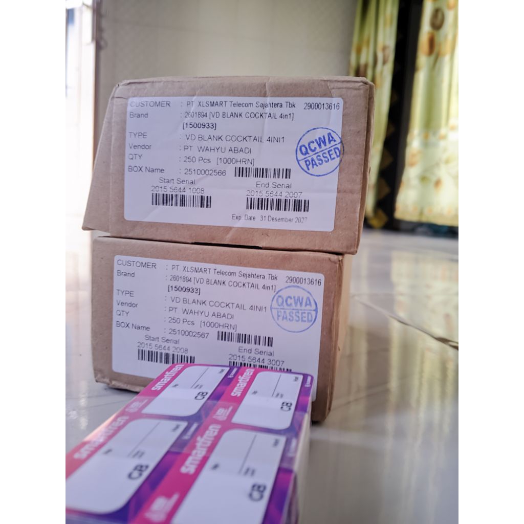 voucher kosong Smartfren bahan inject nasional 2027