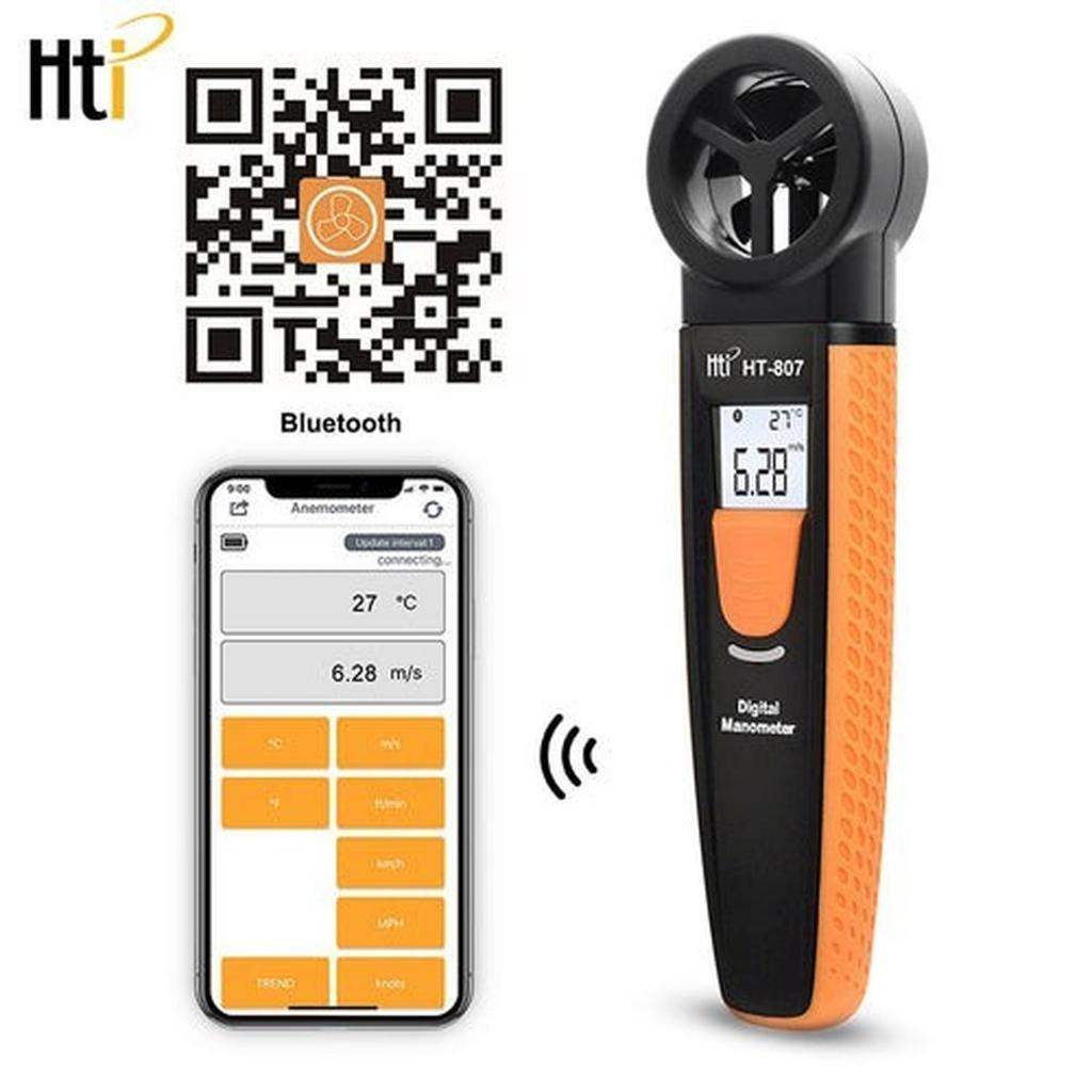 HT 807 Bluetooth Digital Anemometer HT-807
