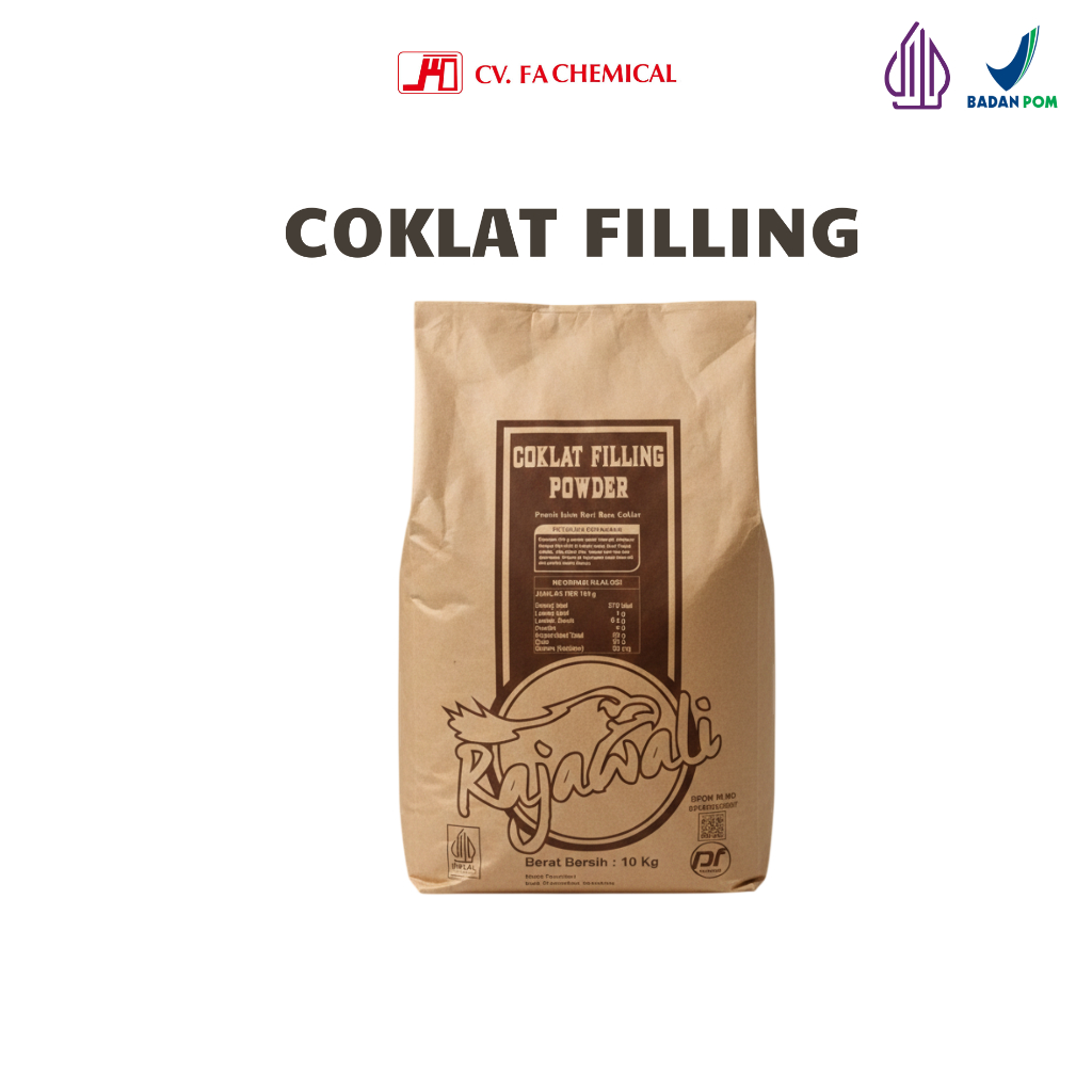 Coklat Filling Powder Rajawali 10KG | Isian Coklat Roti Donat Cake | Bubuk Filling Coklat
