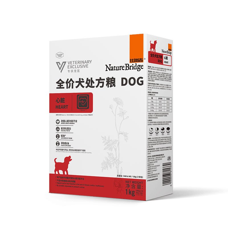NATURE BRIDGE Dog Heart 1Kg (Dry Food)