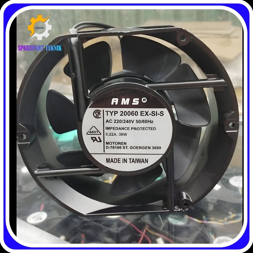 Fan AMS TYP 20060 EX-SI-S 17CM 220V 38W