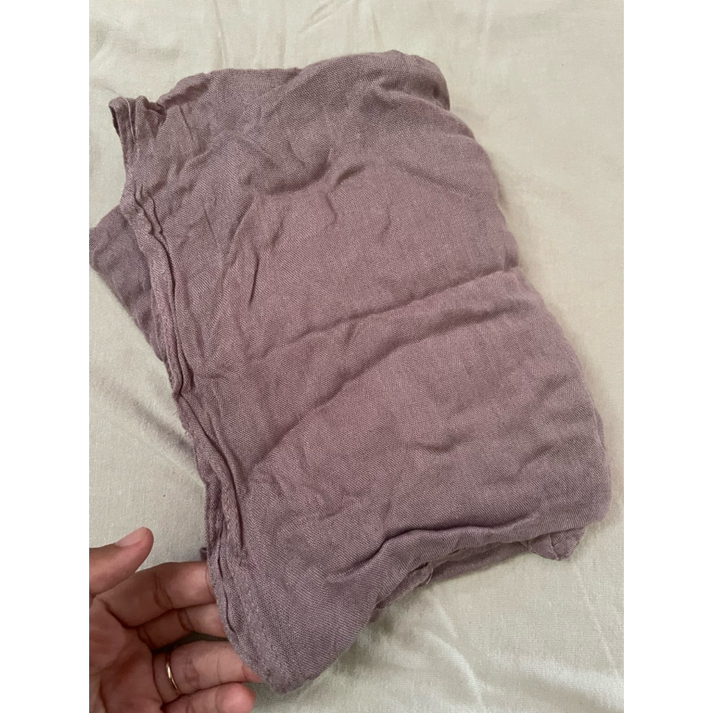 Preloved pashmina viscose premium ansya hijab warna mauve