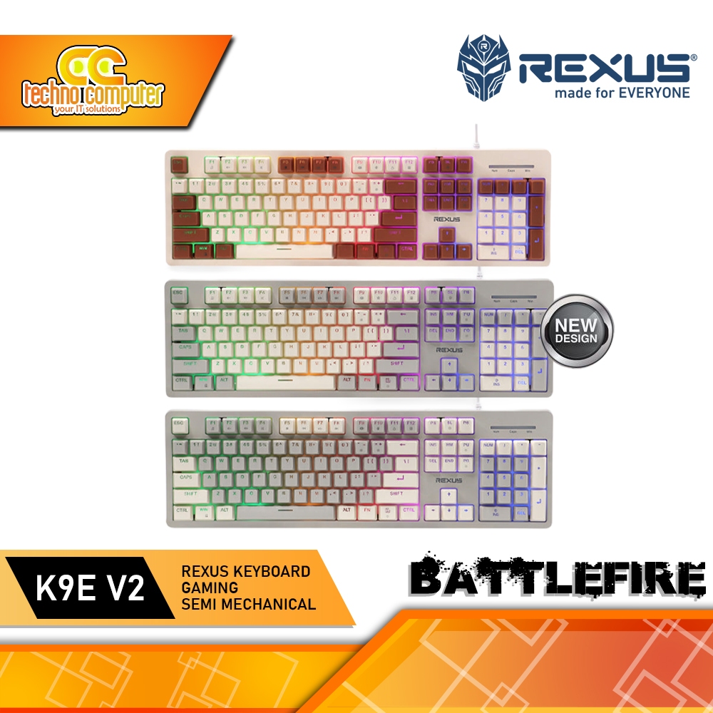 KEYBOARD REXUS BATTLEFIRE RX-K9E V2 - Gaming Keyboard