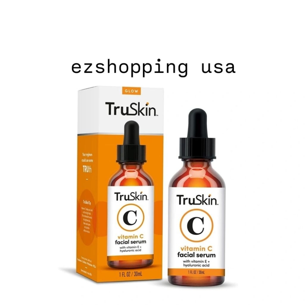 Serum Vitamin C TruSkin untuk Wajah – Serum Wajah Anti Penuaan dengan Asam Hialuronat & Vitamin E – 