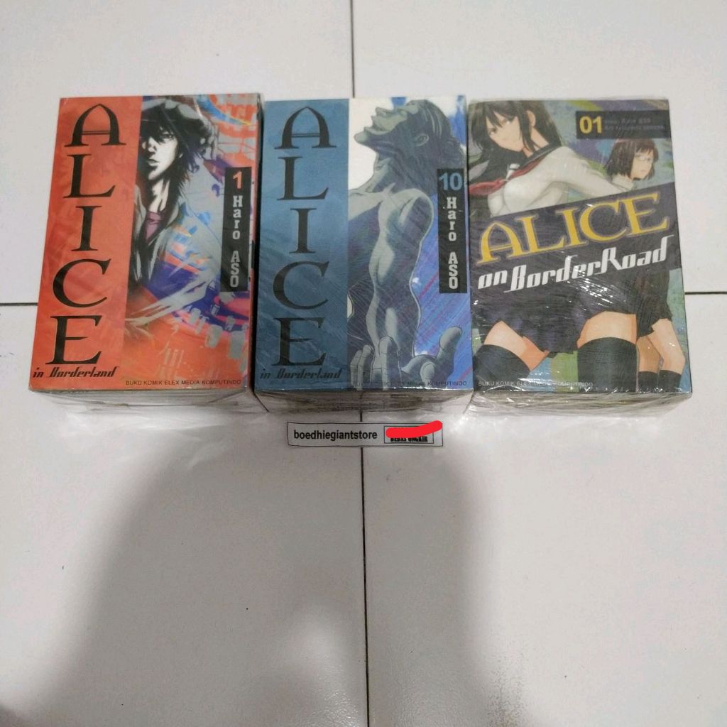 Komik Alice in Borderland 1-18 tamat + Alice on Borderroad 1-8 tamat, TOP, TS