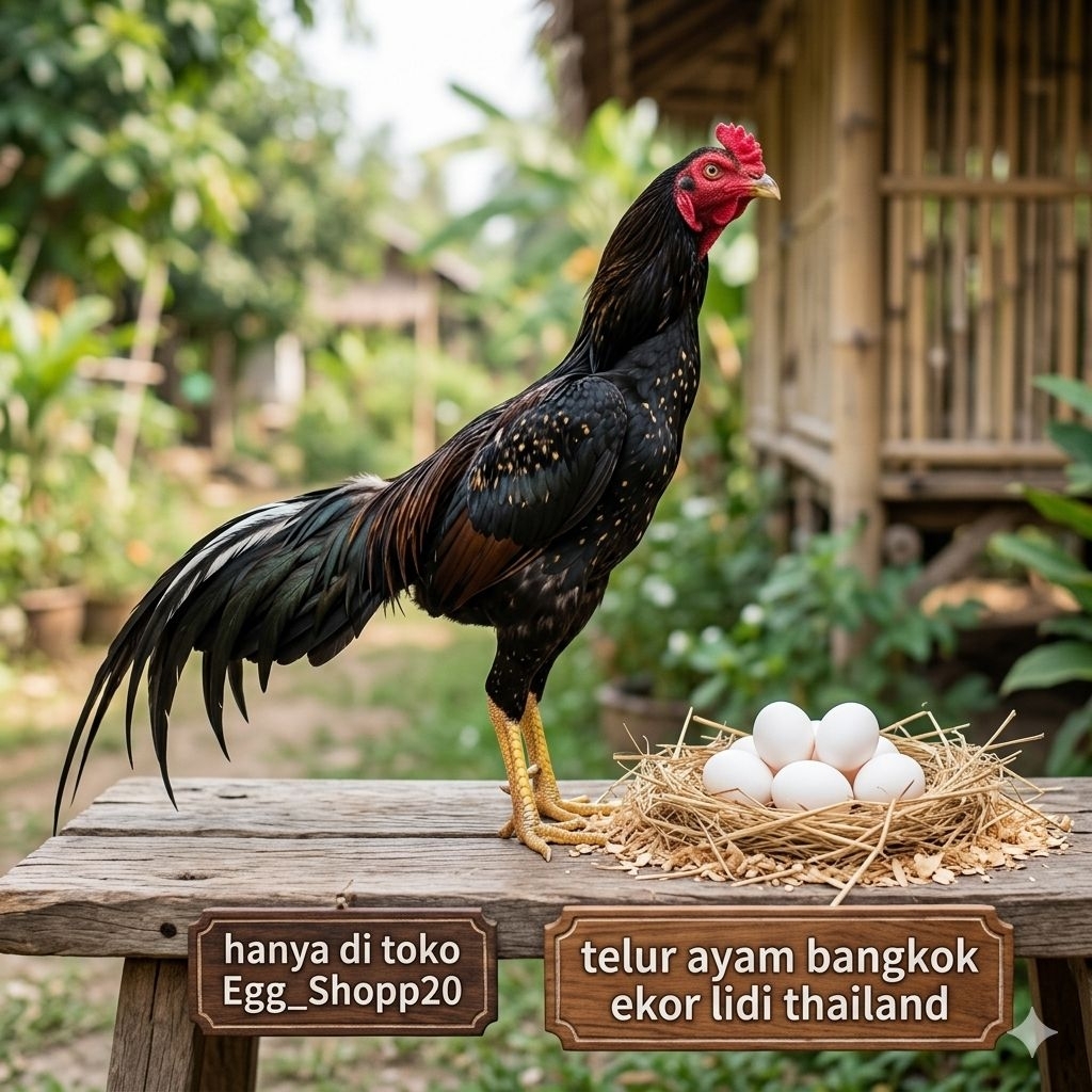 Telur Tetas Ayam Bangkok Ekor Lidi Thailand siap untuk ditetaskan Egg_shopp20