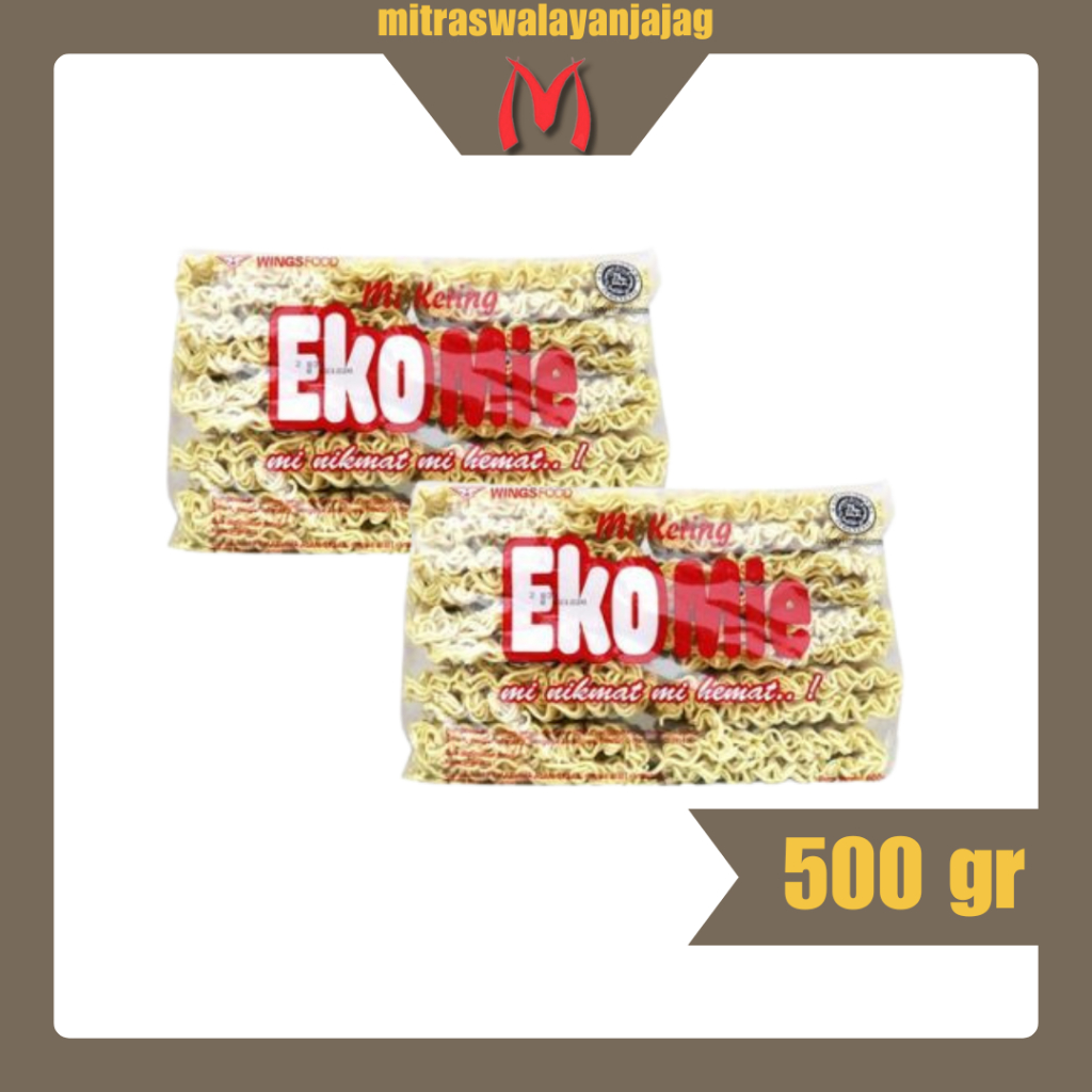 [PCS] EKO MIE Mie Kering Kemasan 500gr