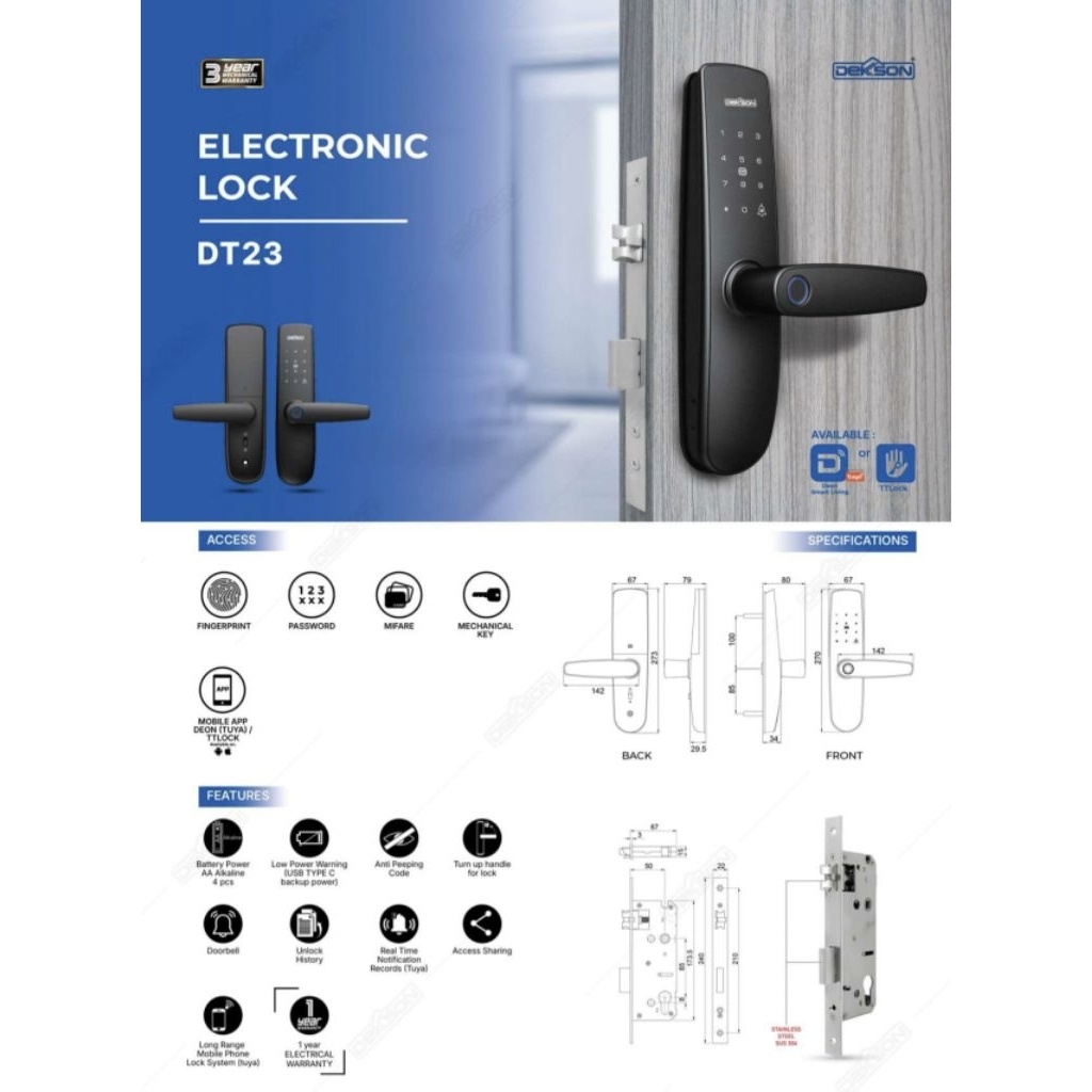 DEKKSON DT23 BLACK