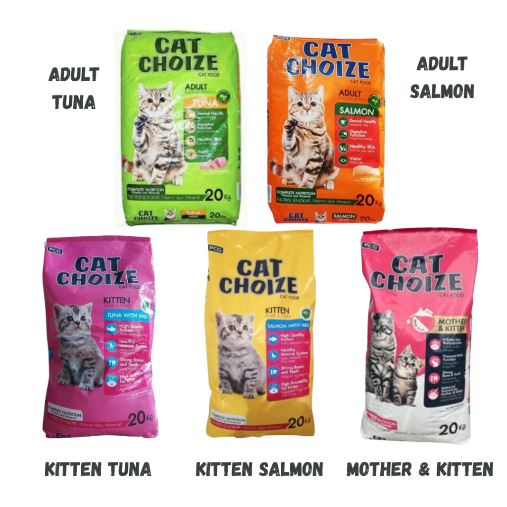 (EKSPEDISI) Cat Choize Tuna 20Kg / Cat Choize Cat Salmon 20 kg Adult/Kitten
