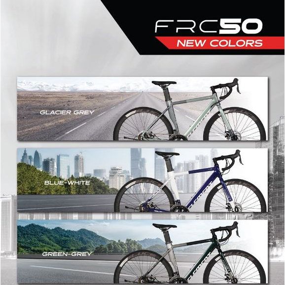 Element FRC 50 Road Bike 700C 2x8 Speed Sensah Sepeda Balap Frame Alloy Fork Steel