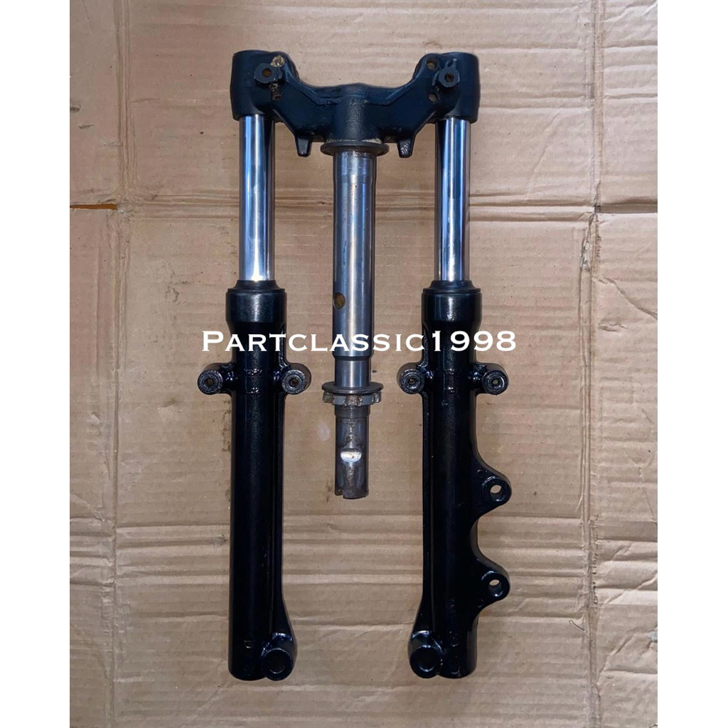 Shock Depan Skok depan Set As Tabung Set Segitiga T Yamaha Mx King V1 V2 2PV Original Copotan As Ama