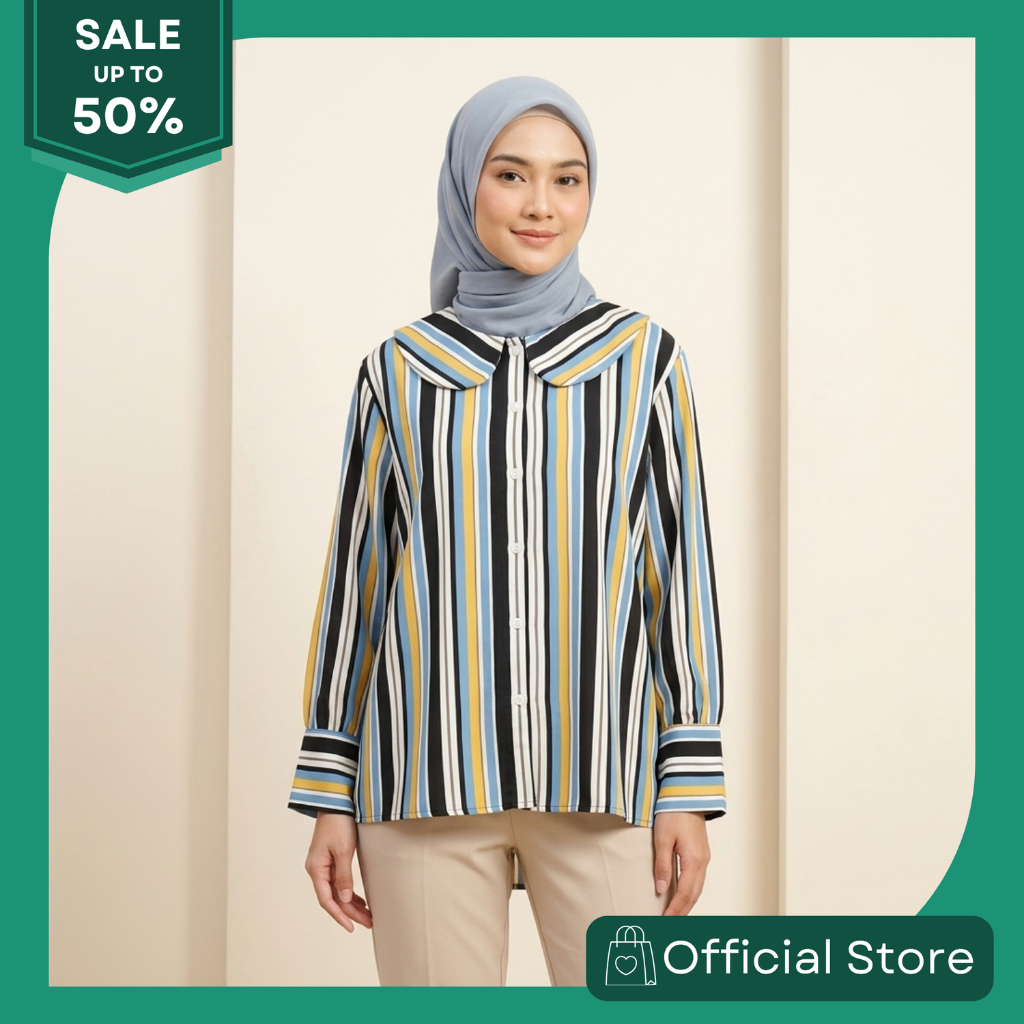 Blouse Viscose BK Atasan Wanita Blouse Korea Tunic Viscose Premium Rayon Real Picture