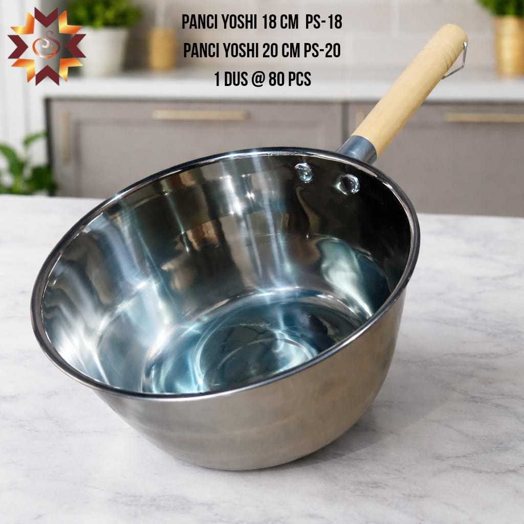 Panci Gagang Warna / Panci Stainless Gagang Serbaguna Termurah