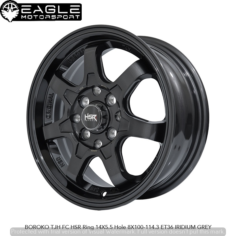 VELG RACING HSR BOROKO TJH RING 14 BUAT BRIO CAYLA AVANZA SIGRA DLL.