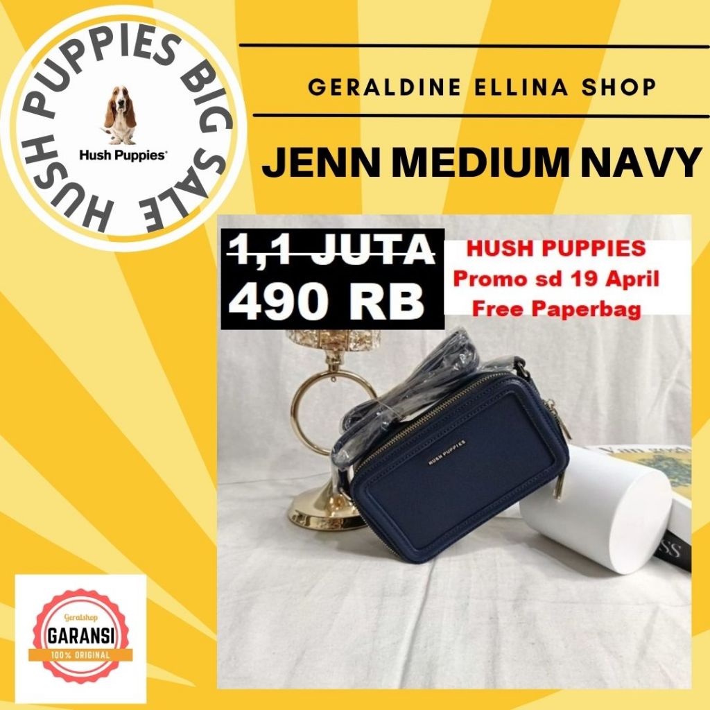 Tas wanita Hush Puppies sale sling bag original 100% seri JENN