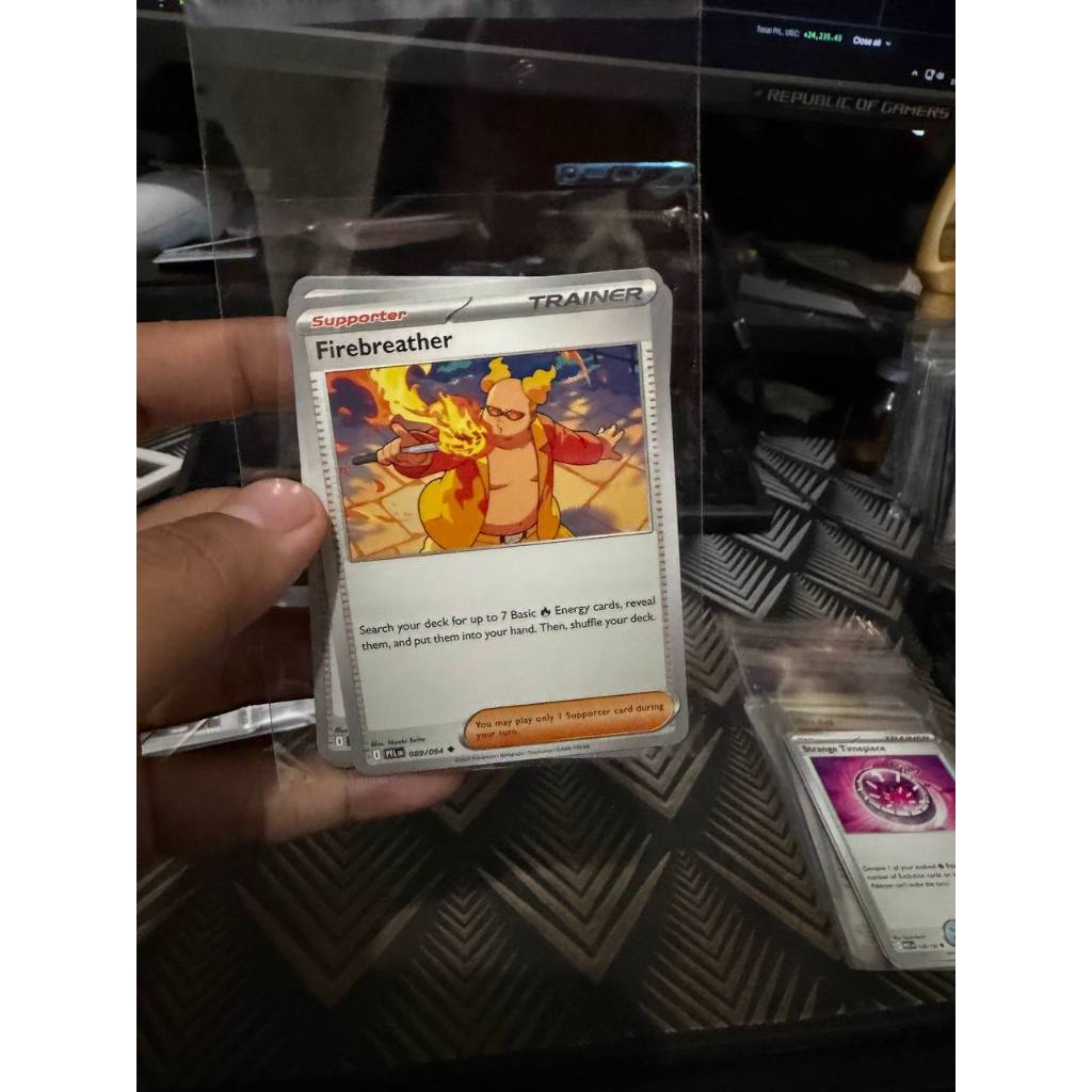 Tcg Pokemon Trainer Supporter Firebreather PFL