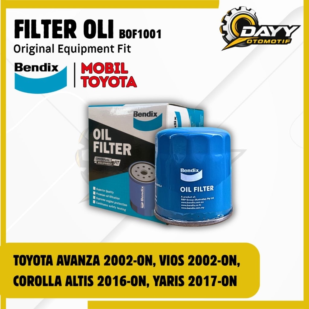 BENDIX Filter oli saringan oli Mobil Toyota