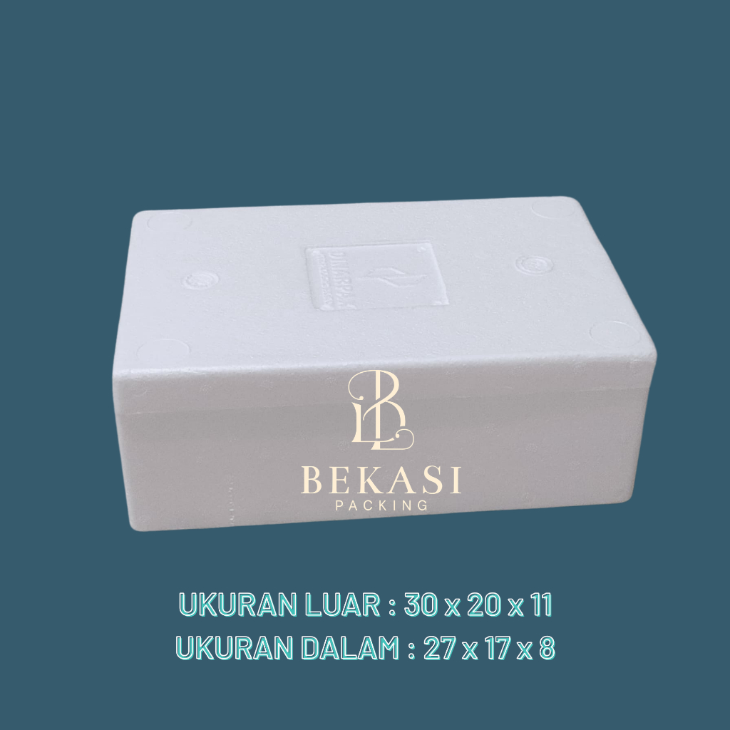 Styrofoam Box 1Kg 30 x 19,8 x 11cm/Box Ikan/Box Foam/Box Packing/Box Sterofoam