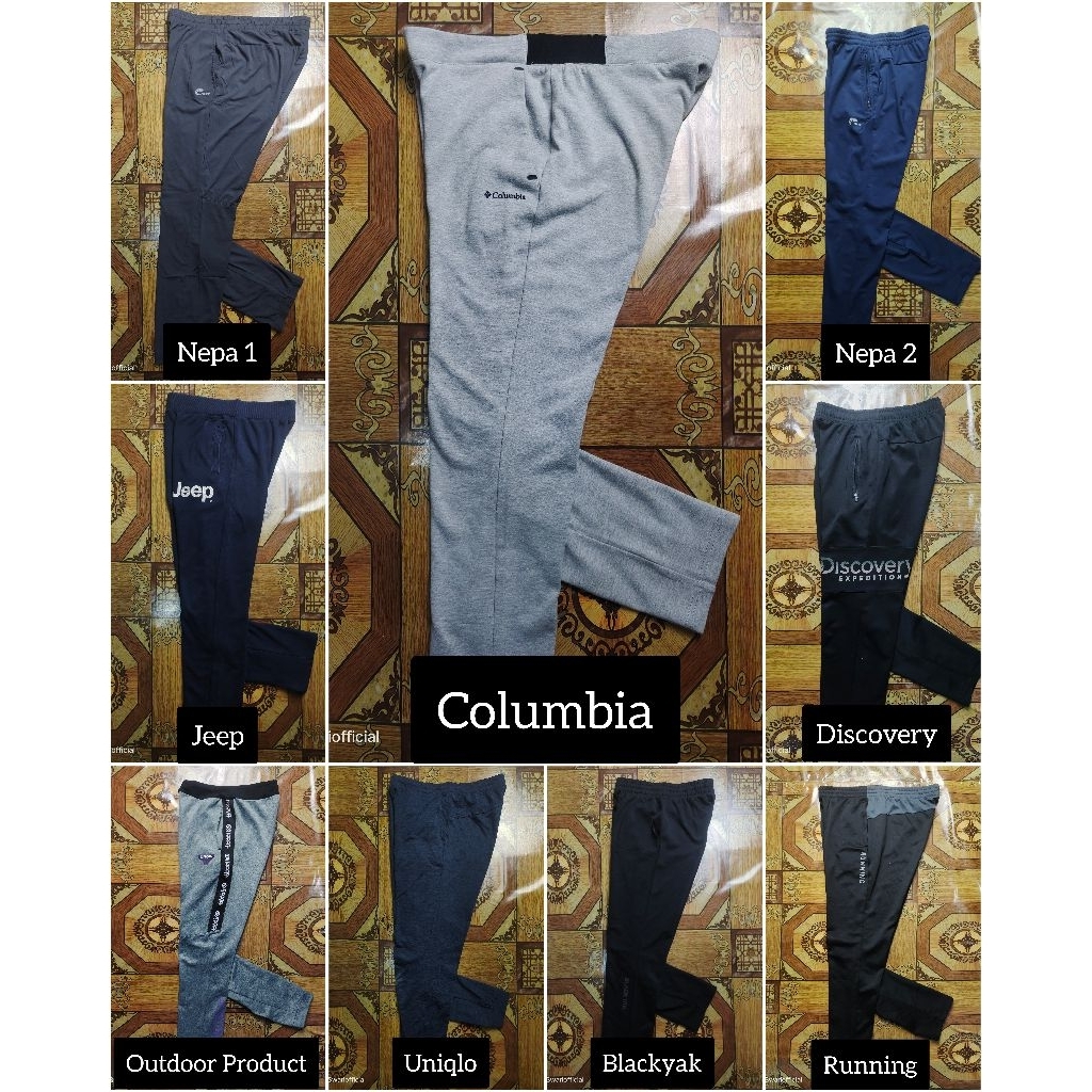 Trackpants Columbia, Celana Panjang Olahraga