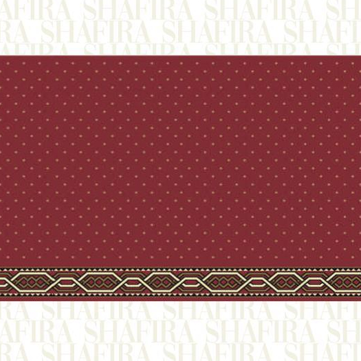 Karpet Masjid Meteran Merah / Red Shafira 10166