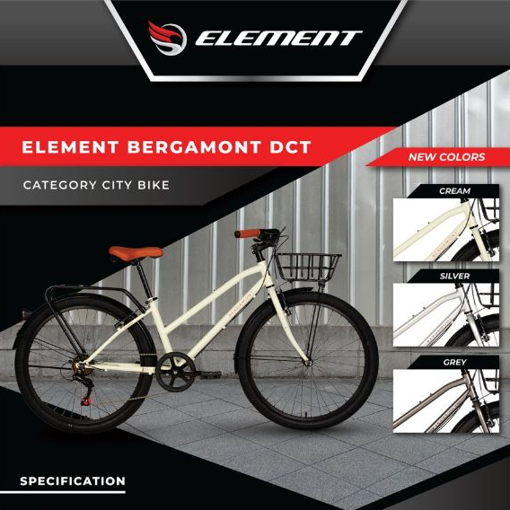 PROMO SEPEDA CTB ELEMENT Bergamont City Bike 26 MODEL London Taxi TERBARU BERGAMONT DCT