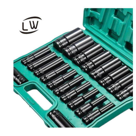 MATA KUNCI SOK IMPACT DRIVER SOCKET SLEEVE IMPACT WRENCH 1 SET 20PCS