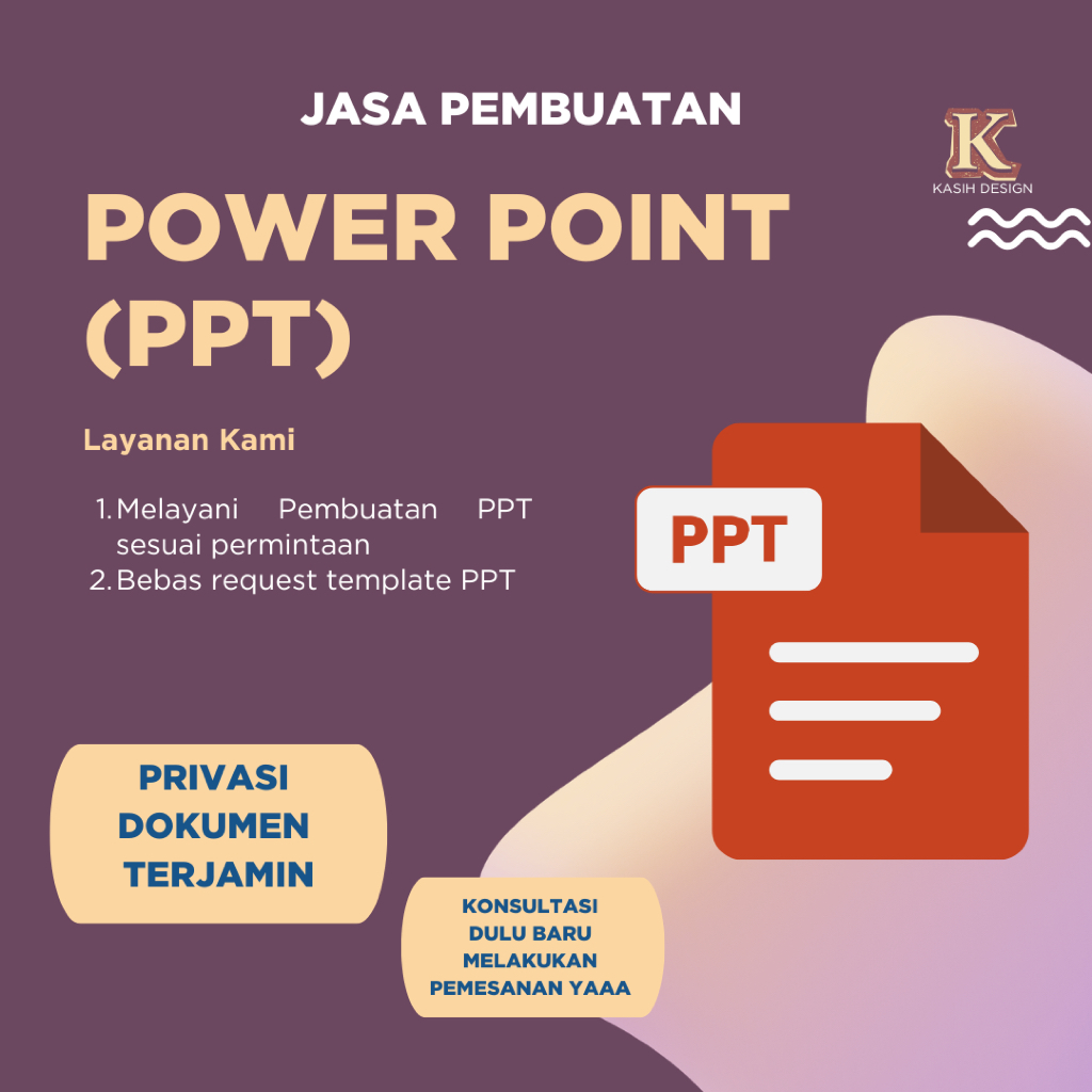 Jasa Pembuatan Power Point ( PPT )
