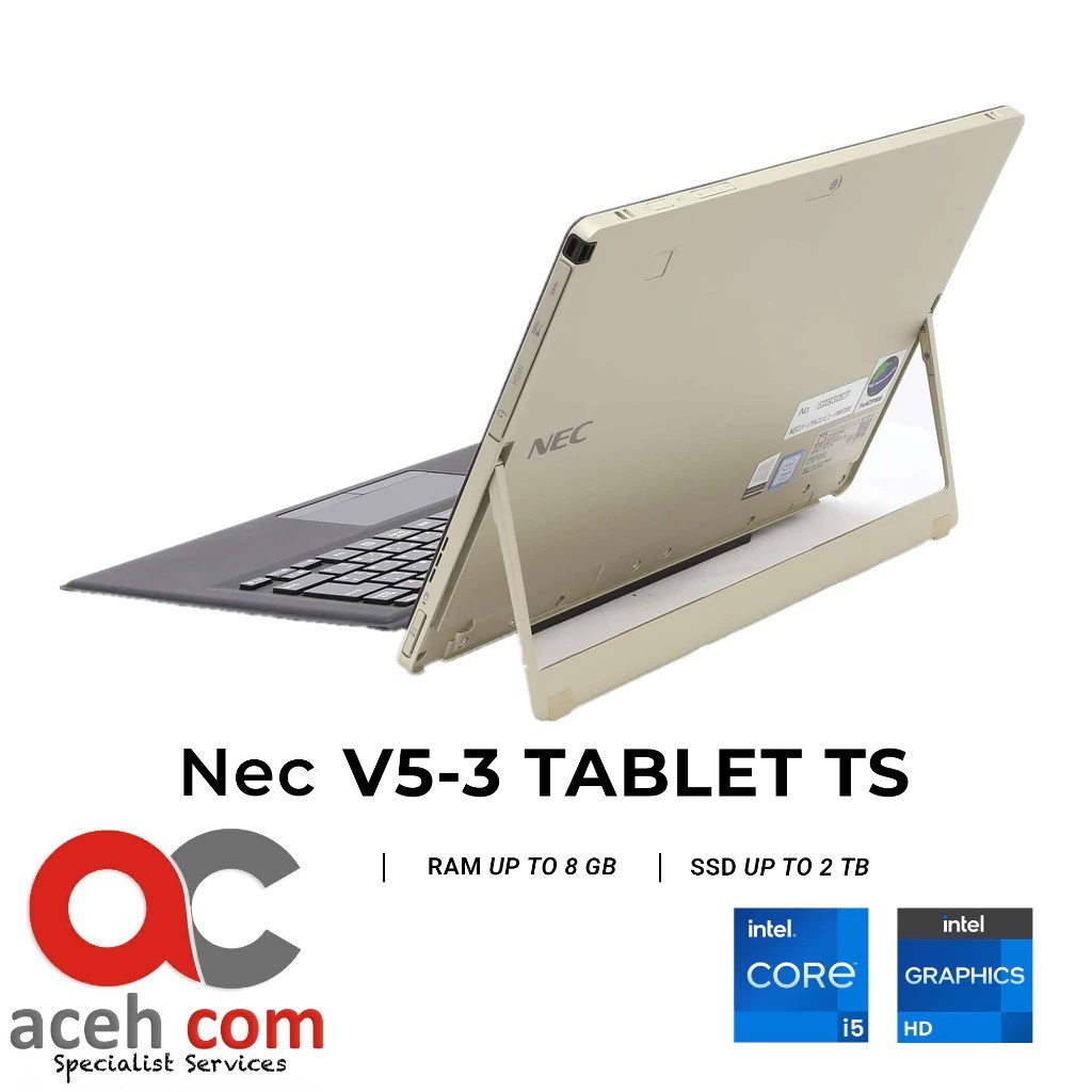 Laptop Tablet 2-in-1 NEC VKT12S Intel® CoreTM i5-7Y54 3.20GHz RAM 8GB SSD Touchscreen Windows 11