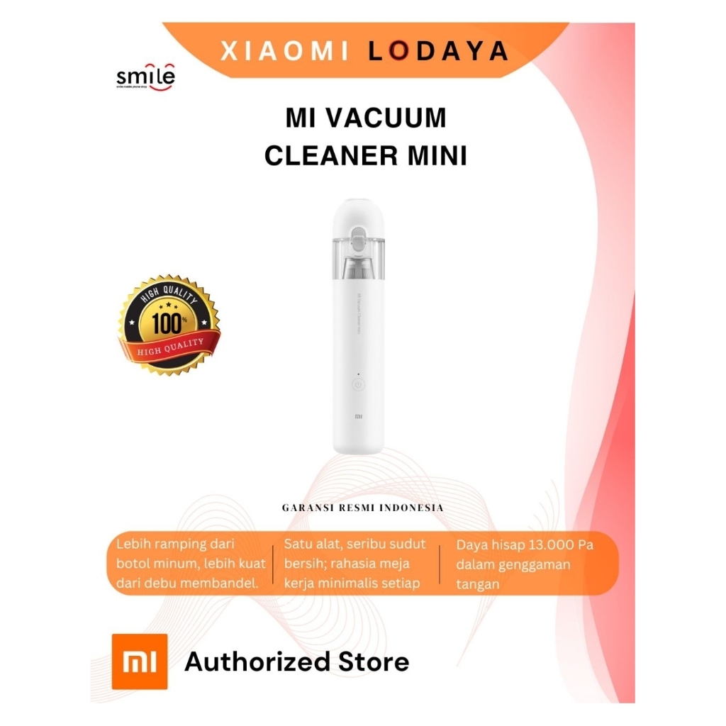 Mi Vacuum Cleaner Mini - Vacuum Cleaner Genggam Portable Cordless 13000Pa