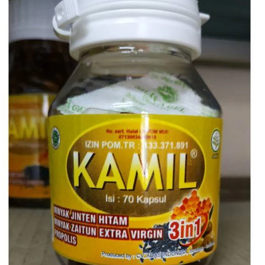 Kamil 3 In 1 - Kapsul Jinten Hitam - 70 Kapsul
