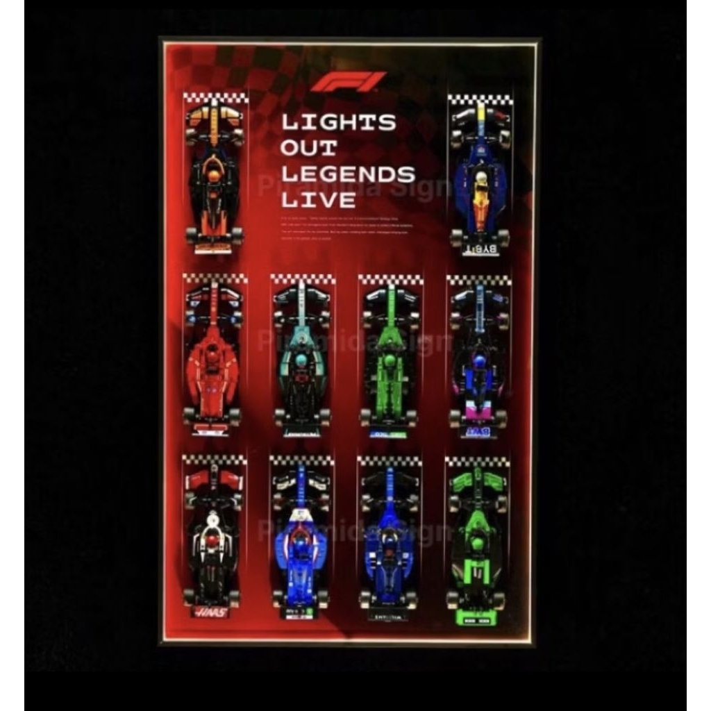 Frame Lego Speed Champion Supercar Collection Car Mainan Bricks