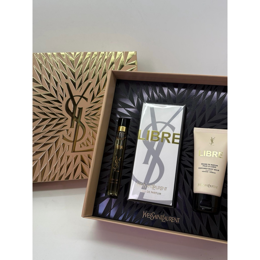 Giftset YSL Libre edp 90ml+Body Balm 50ml+Travel Size 10ml