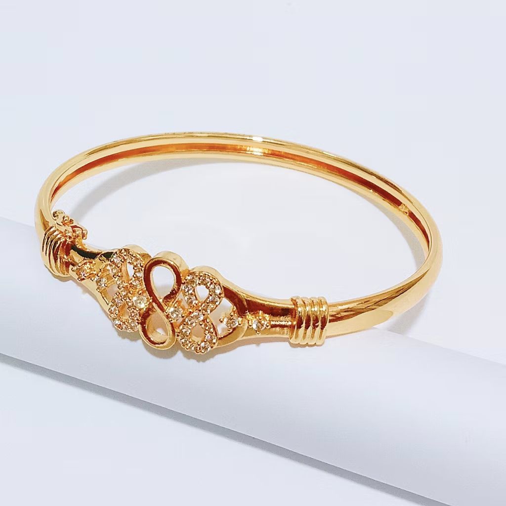 Perhiasan Gelang Bangle Dewasa Gelang Kolong Permata  Anti karat