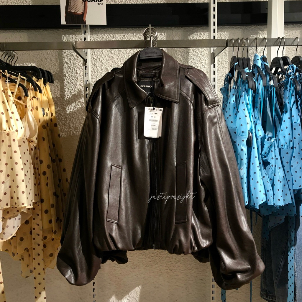 Jastip Bershka Jacket Kulit