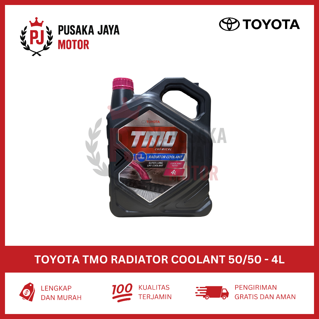 Toyota TMO Radiator Coolant Original 4L & 1L | Cairan Air Radiator Mobil | Super Long Life Coolant 5