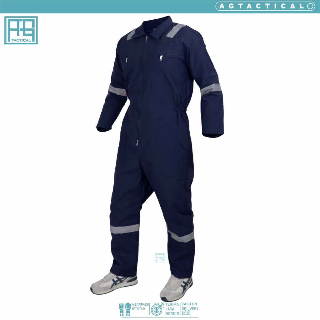 Wearpack Safety K3 | baju bengkel | wearpack bengkel | baju safety | baju kerja