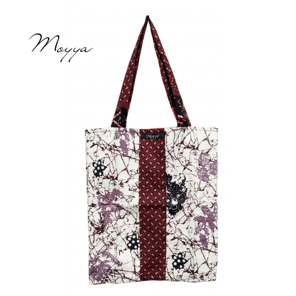 Moyya Tote Bag Batik Handmade Premium | Tas Motif Batik Wanita Aesthetic