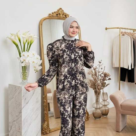 Kavsa Official - Fricilia Stelan Gamis Rayon  Premium Busui Friendly