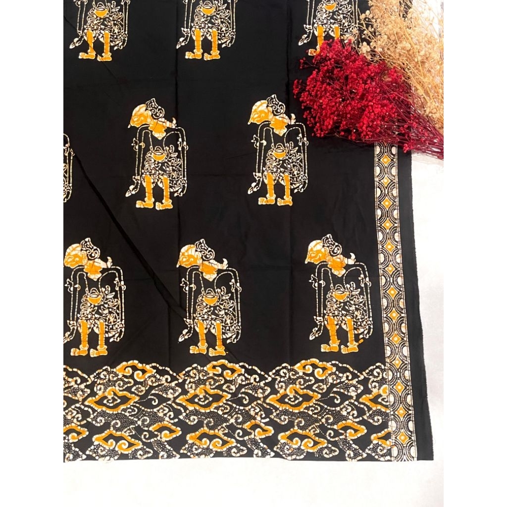 Kain Batik Cap Motif Wayang Bahan Katun Khas Trusmi Cirebon